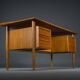 Danish Teak Desk by Peter Lovig Nielsen for Hedensted Mobelfabrik, 1960s