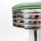 Paire de tabourets vintage style rétro des années 1950