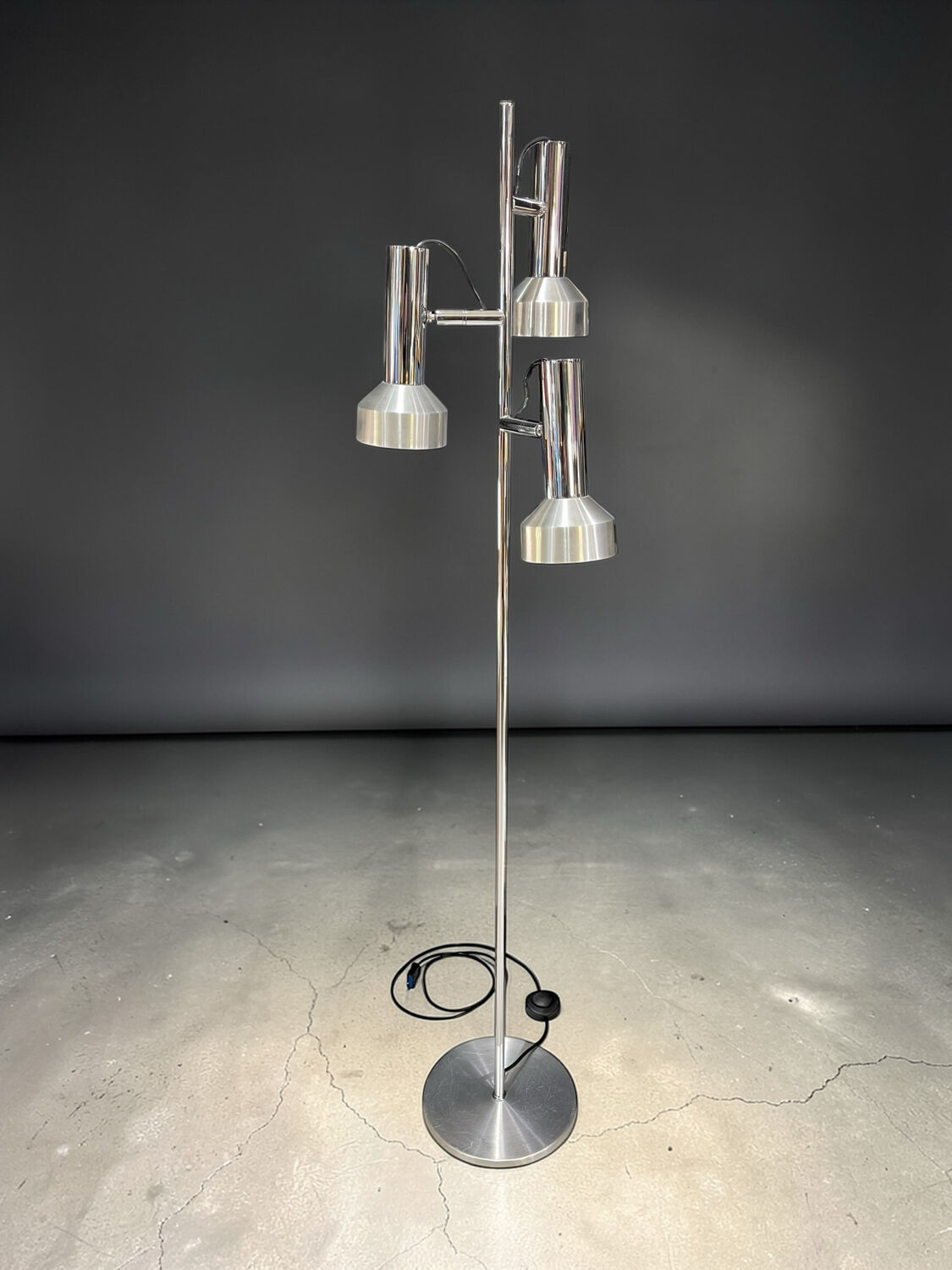 1970s three-spot floor lamp