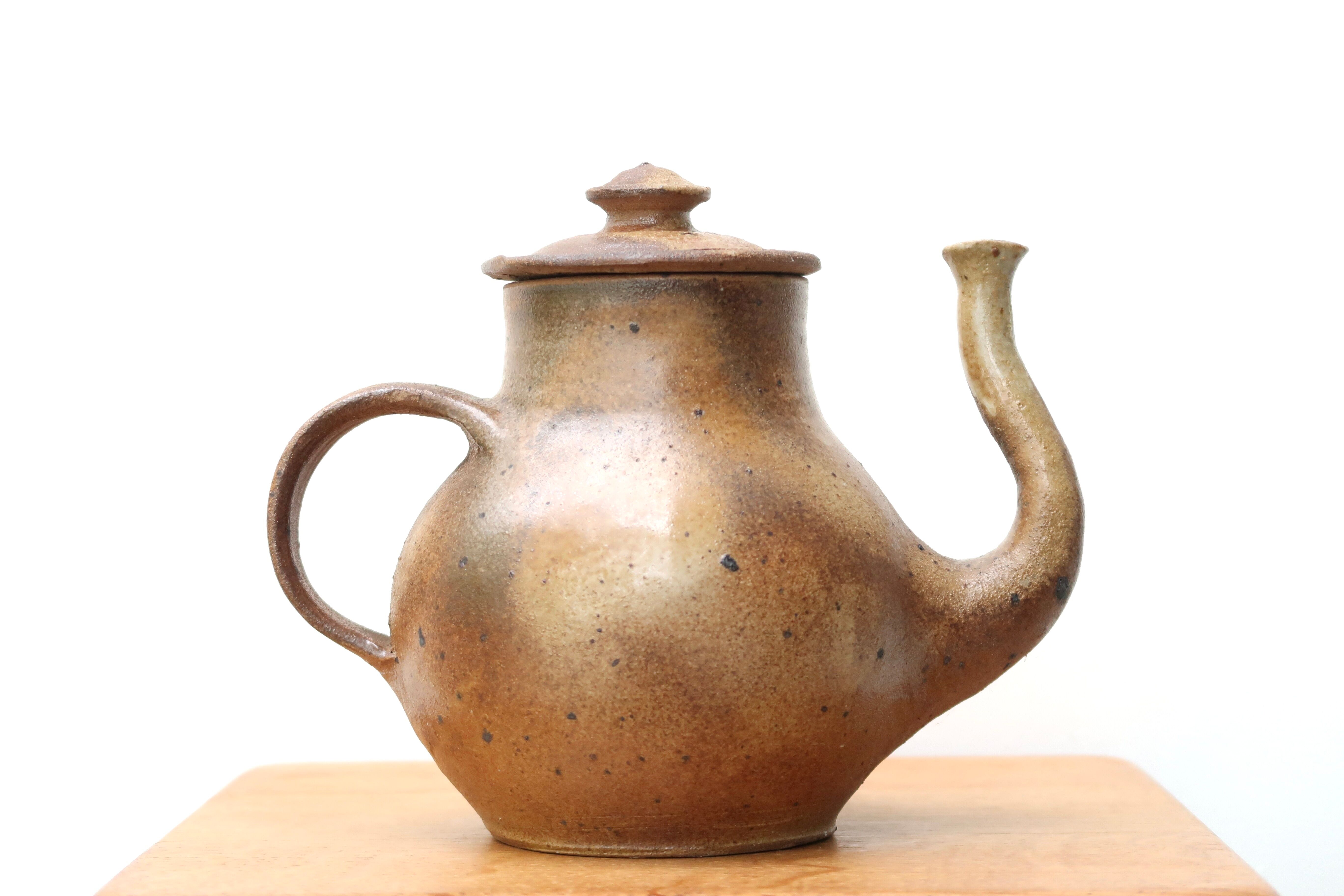 Jacky Coville's stoneware tea pot, 60s