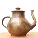 Cafetière théière en grès de Jacky Coville, années 60