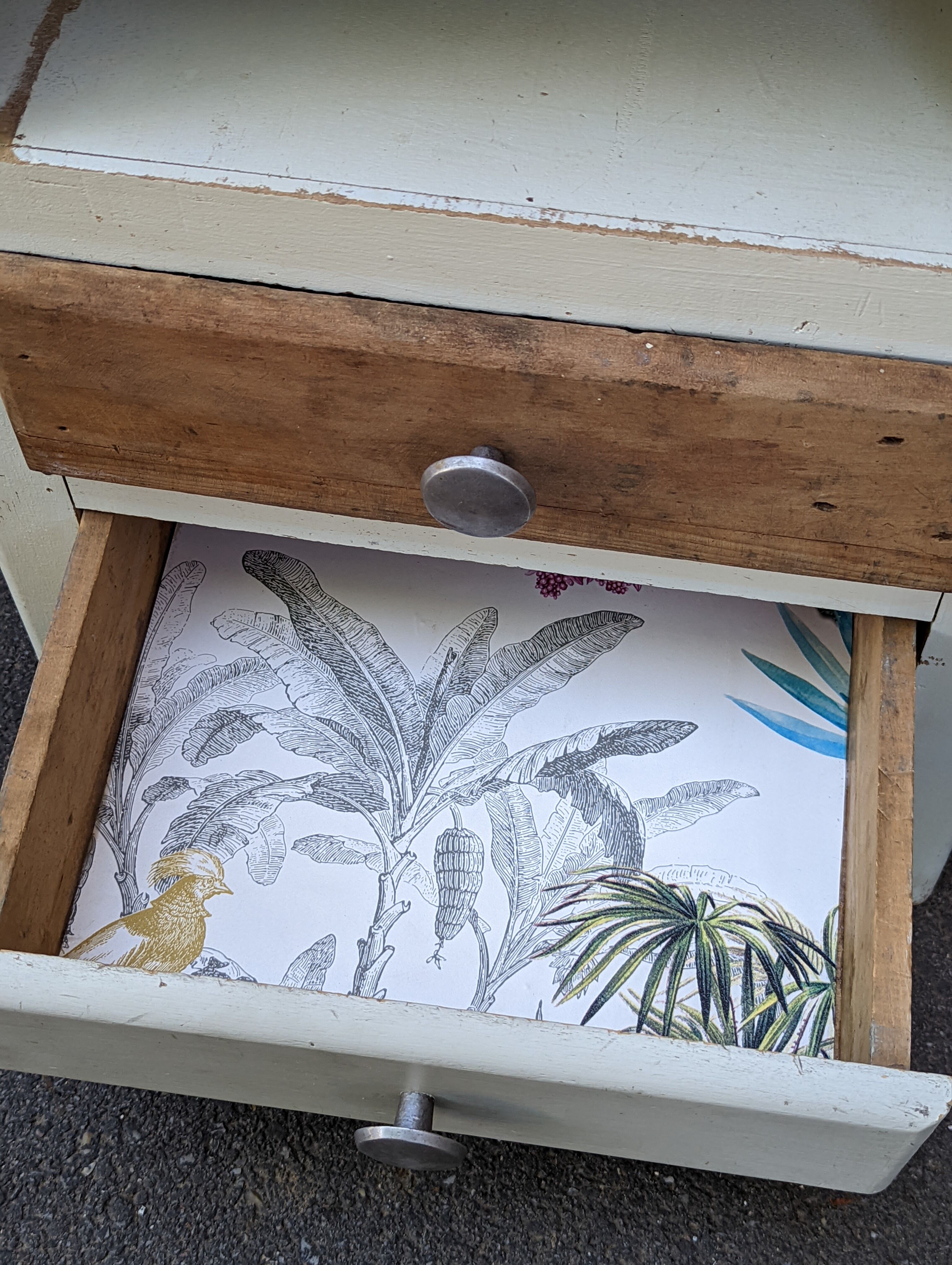 Vintage bedside table