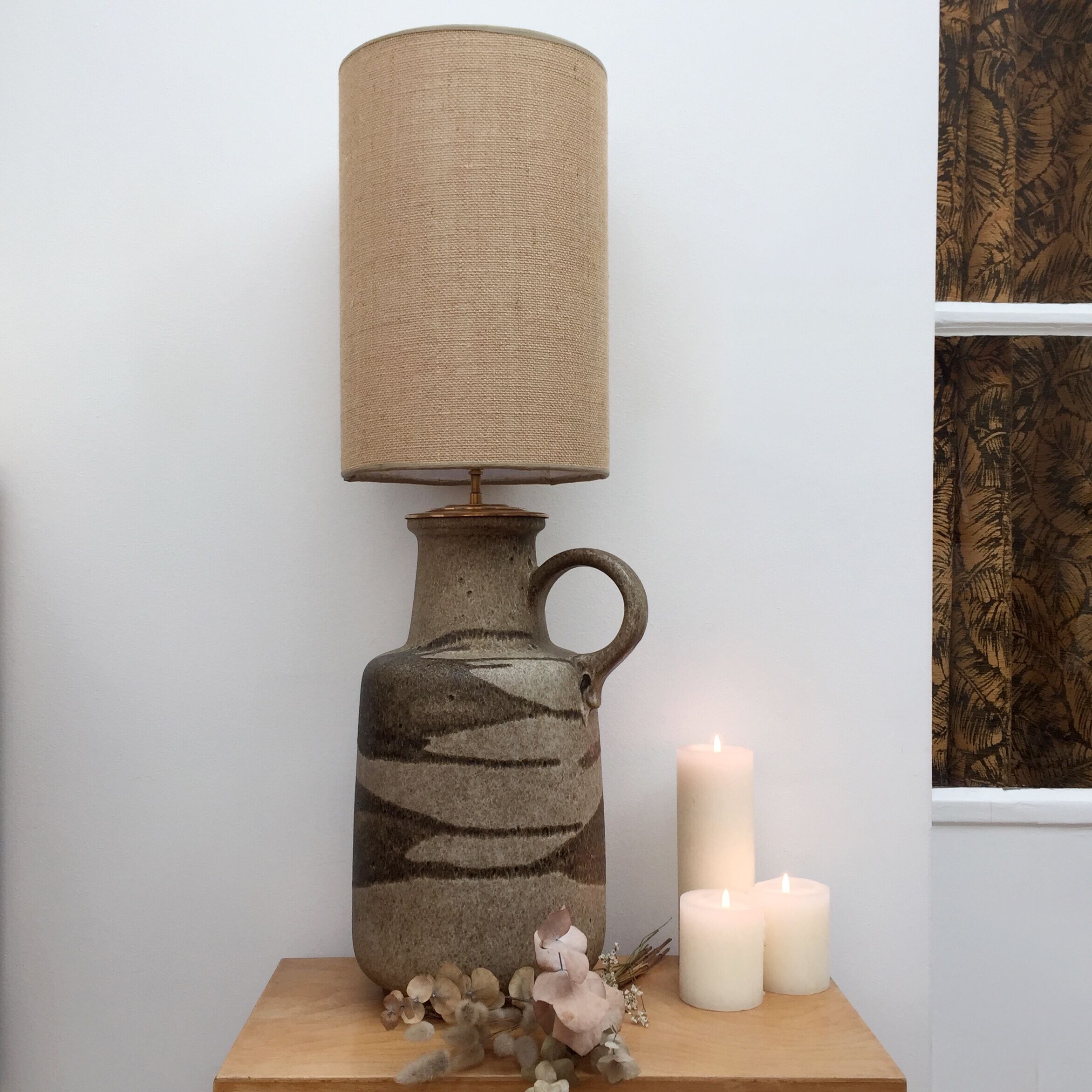 West Germany ceramic XL lamp