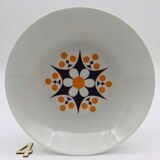 6 hollow plates in bohemian porcelain, 1970s, TK Thun -Czechoslovakia