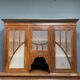 Large art deco cafe cabinet from Belgium, 1920s.
