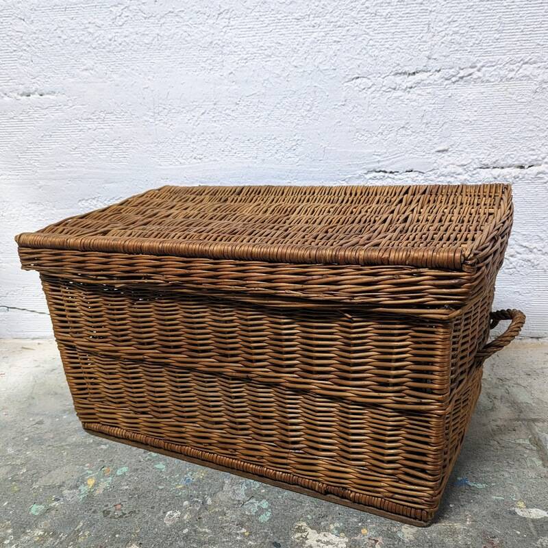 Large wicker trunk