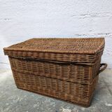 Large wicker trunk
