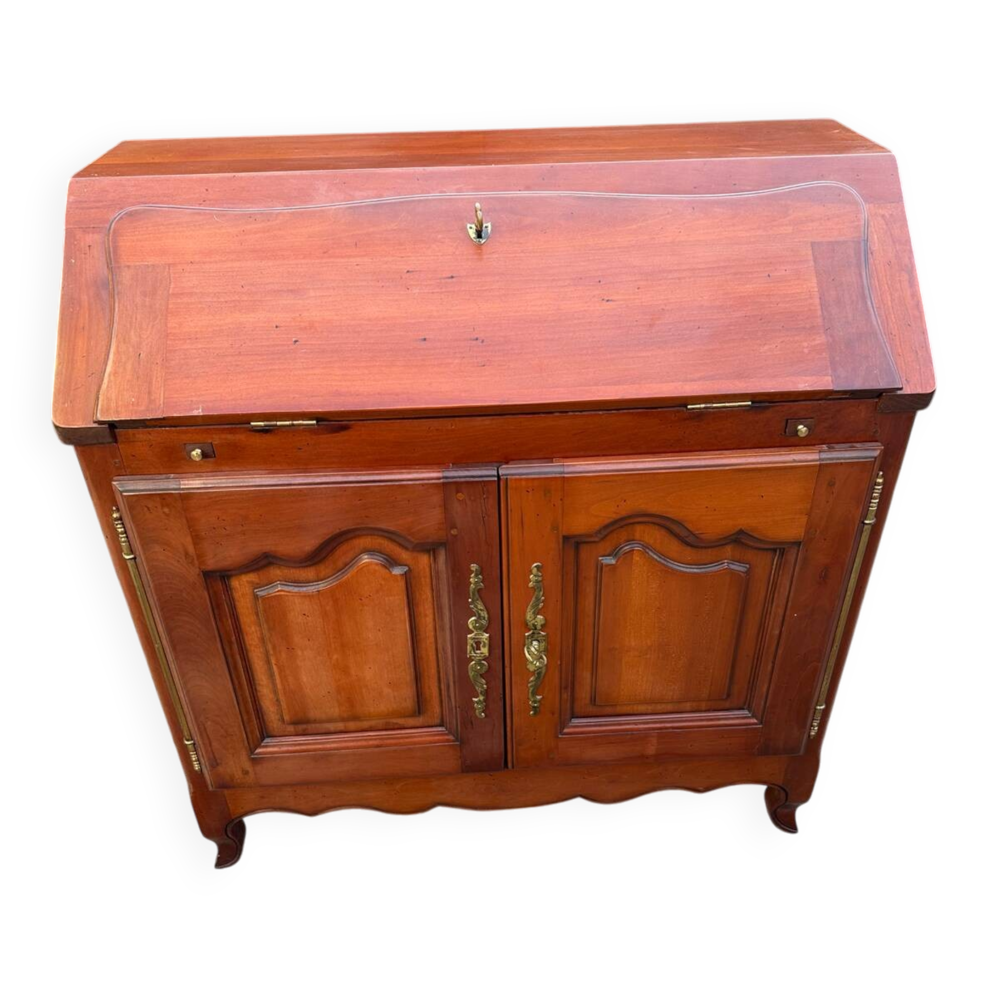 Regency style donkey's back secretary