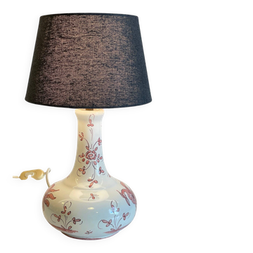 LAMPE Faïencerie du MATET France Vintage