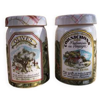Estello olive and pickle jars