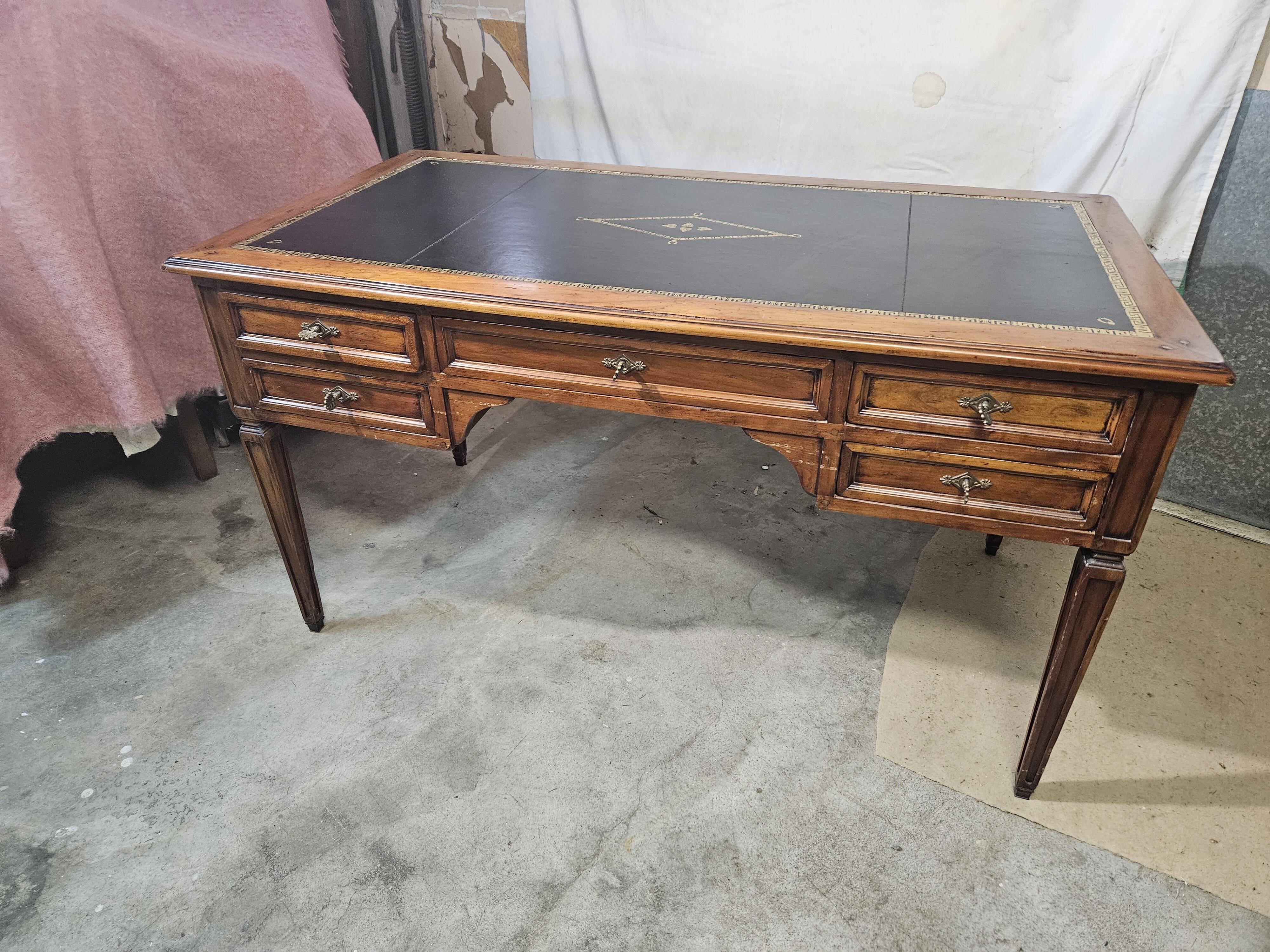 bureau style directoire merisier