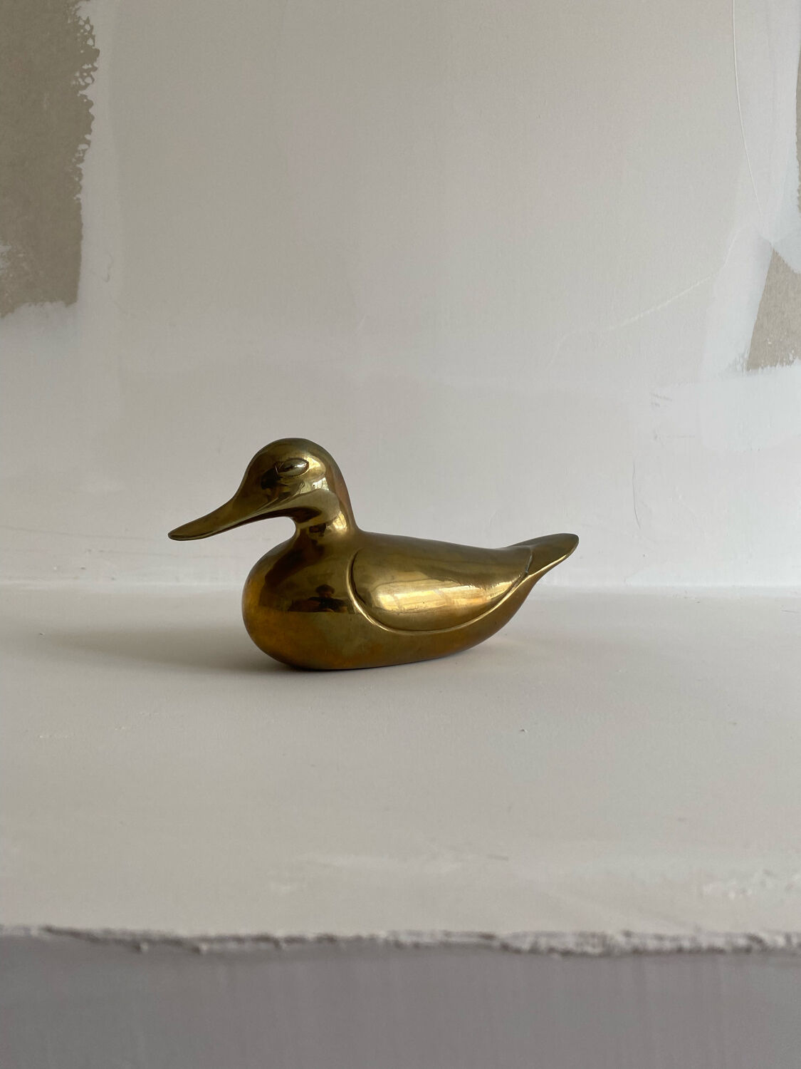 Vintage Brass Duck