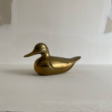 Vintage Brass Duck