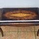 Vintage coffee table in marquetry wood, Louis XV style, 70 x 34 x 52 cm