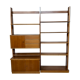 Etagère bibliothèque scandinave en teck 1960