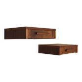 Set of two wall cabinets, Danish design, 1960s, production: Denmark