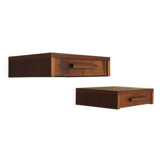 Set of two wall cabinets, Danish design, 1960s, production: Denmark