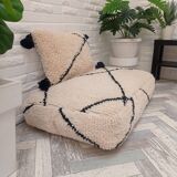 Handmade Berber armchair in wool