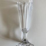 Set of 5 crystal flutes cut with cut sides 1960