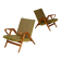 Pair of armchairs restored by Frantisek Jirak for Tatra Nabytok 1960