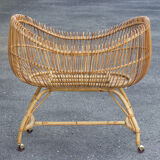 Rattan cradle