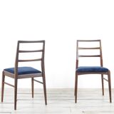 Ensemble de 4 chaises vintage Richard Hornby pour Heals Fyne Ladye en afromosia.