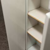 Bathroom cabinet in white metal 1960