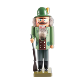Nutcracker Erzgebirge, sculpted, vintage, GDR hussar.