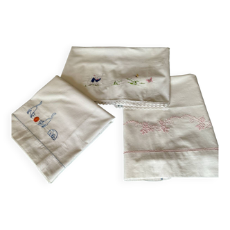 Lot de 3 draps pour lit bébé