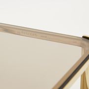 Pair of tables ends of bronze sofa 60s