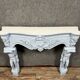 Del Torrione: Renaissance-style castle fireplace in painted plaster