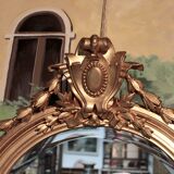 Ice oval wooden gilded 19th 75x102cm