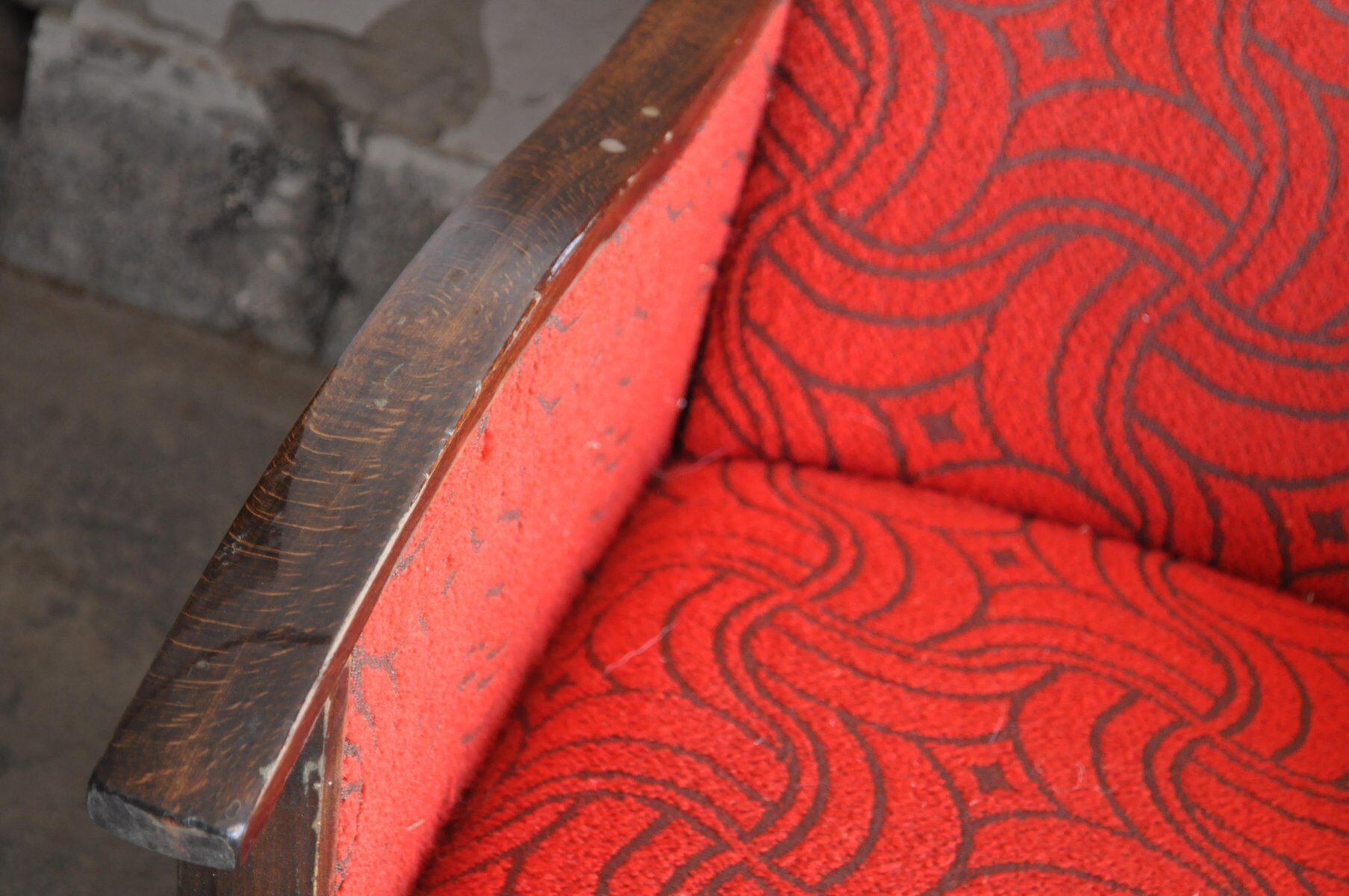 Bauhaus Style Steel & Wood Club Chairs, 1940s, Set of 2