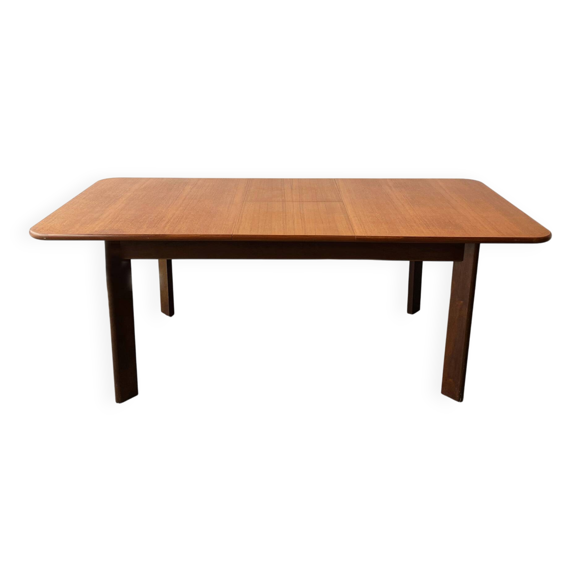 Table à manger G Plan moderne du milieu du siècle rare des années 1960 avec pieds inclinés