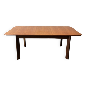 Table à manger G Plan moderne du milieu du siècle rare des années 1960 avec pieds inclinés
