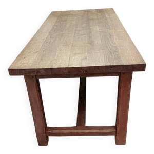 Table de ferme en chêne