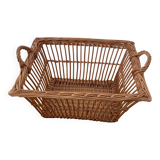 Rattan laundry basket