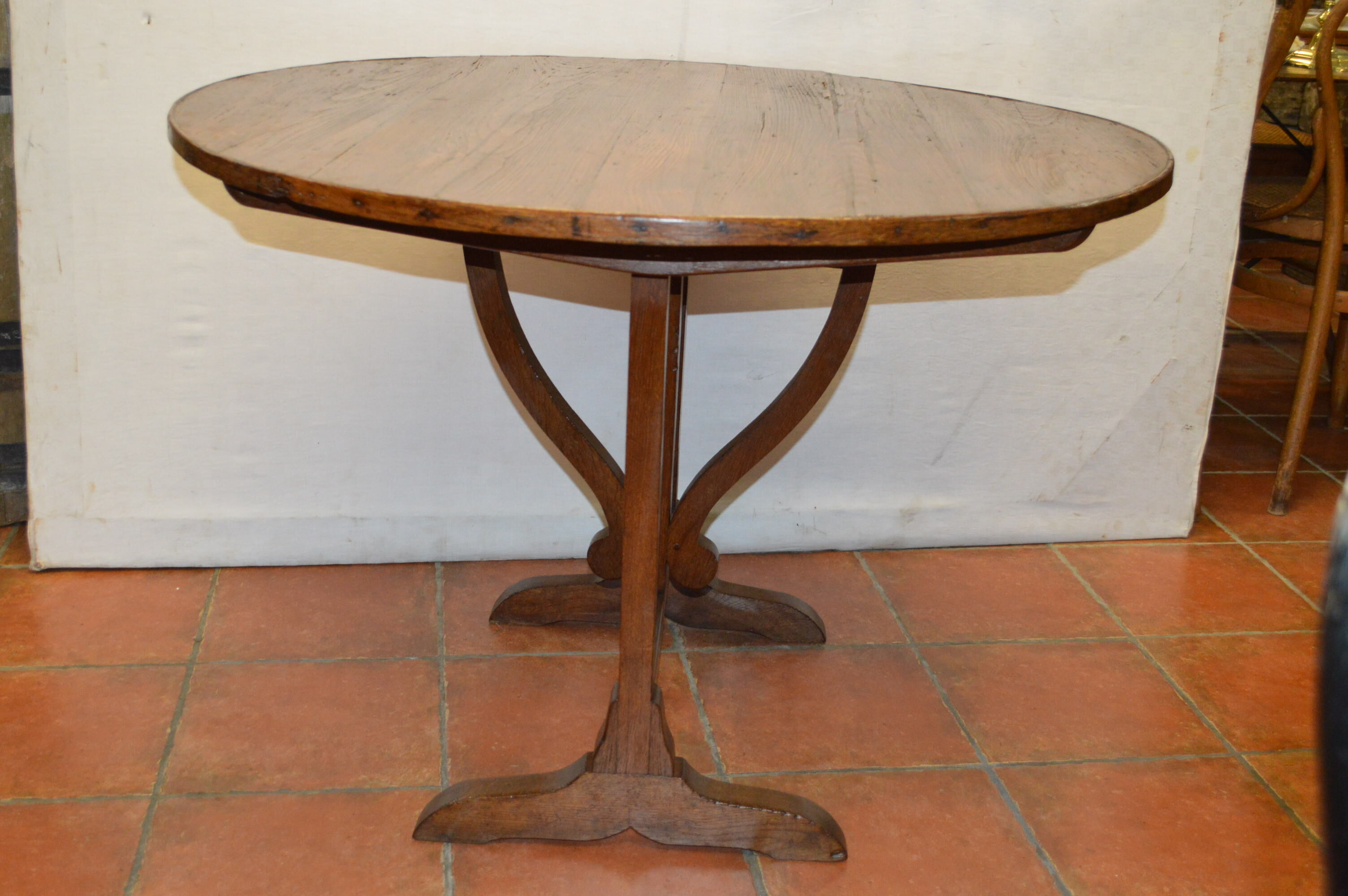 Table champenoise en chêne et sapin