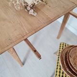 Table ancienne bois poncée