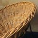 Pair of mid century bamboo and iron pod chairs, 1960s