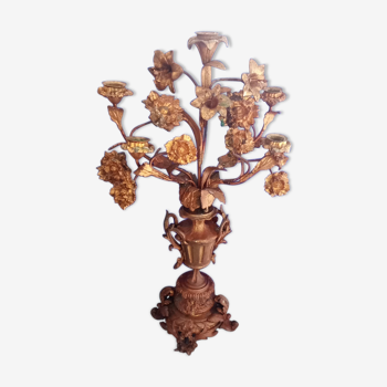 Ancient bronze chandelier