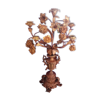 Ancient bronze chandelier