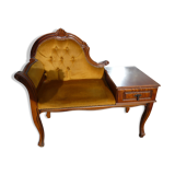 Old furniture phone with seating