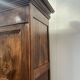 Napoleon III style wardrobe in solid walnut, 19th century