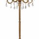 Classic regency style candelabra floor lamp