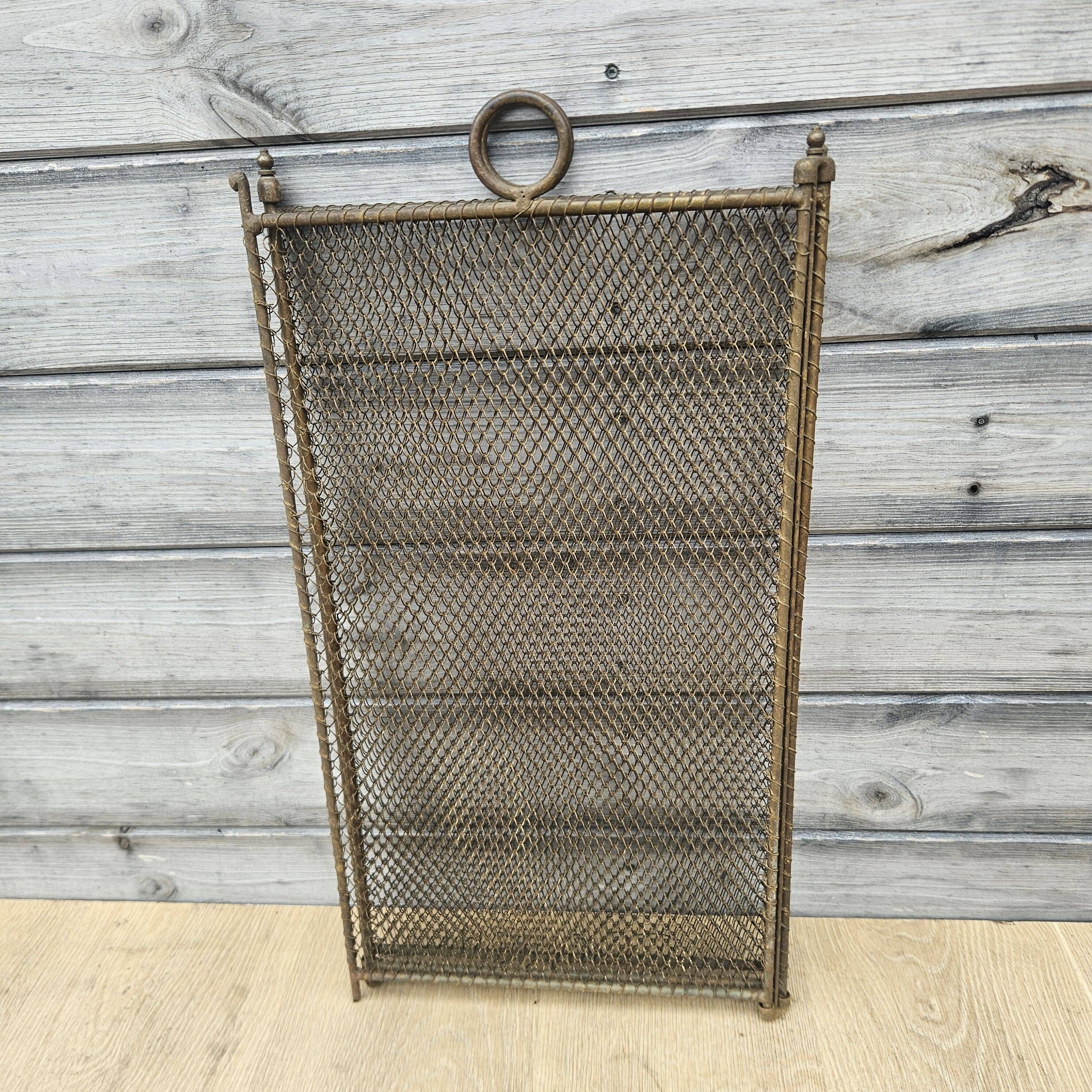 19th-century fireplace screen