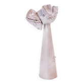 Sculpture en céramique visage féminin - vase à fleurs décoration
