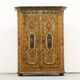 Painted Folk Art Bridal Cupboard