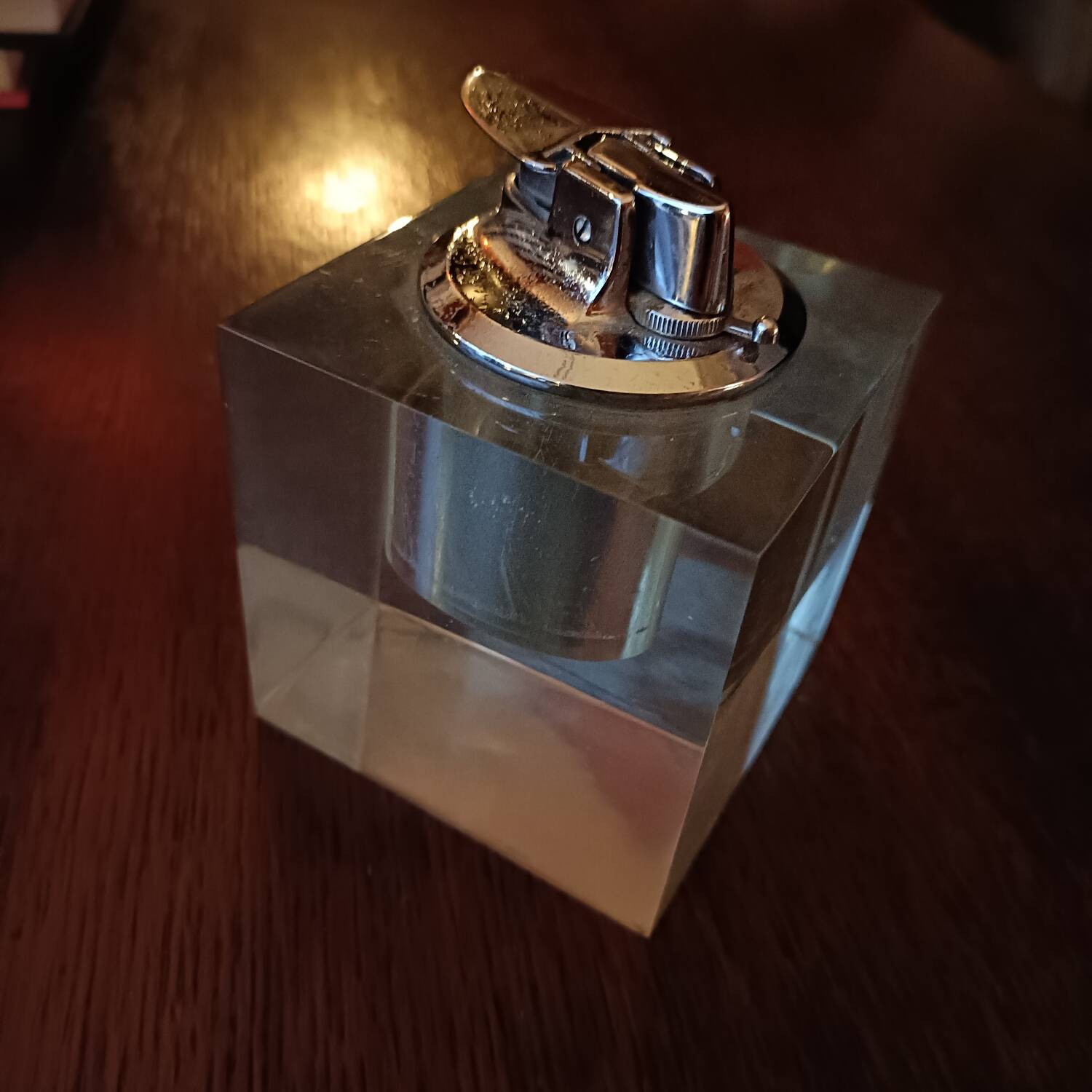 Transparent table lighter Saviem