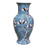 Art Deco vase from the 1930s in glazed earthenware.